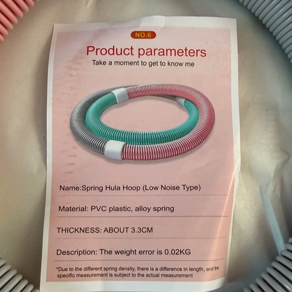 *TikToks Viral* Spring Hula Hoop Fitness Workout (3.3lb) For Home & Travel - Picture 2 of 6